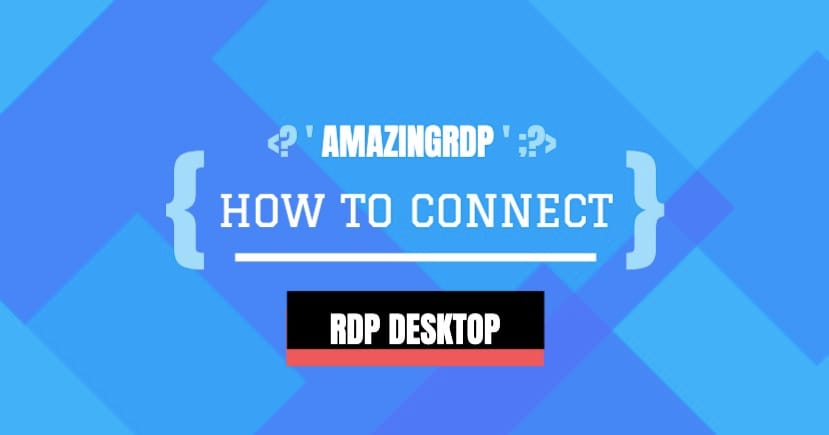 How to connect to rdp desktop