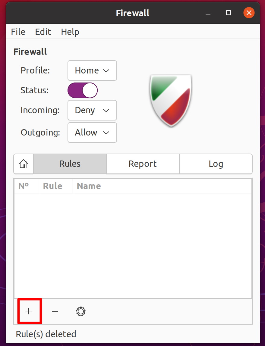 Firewall GUI