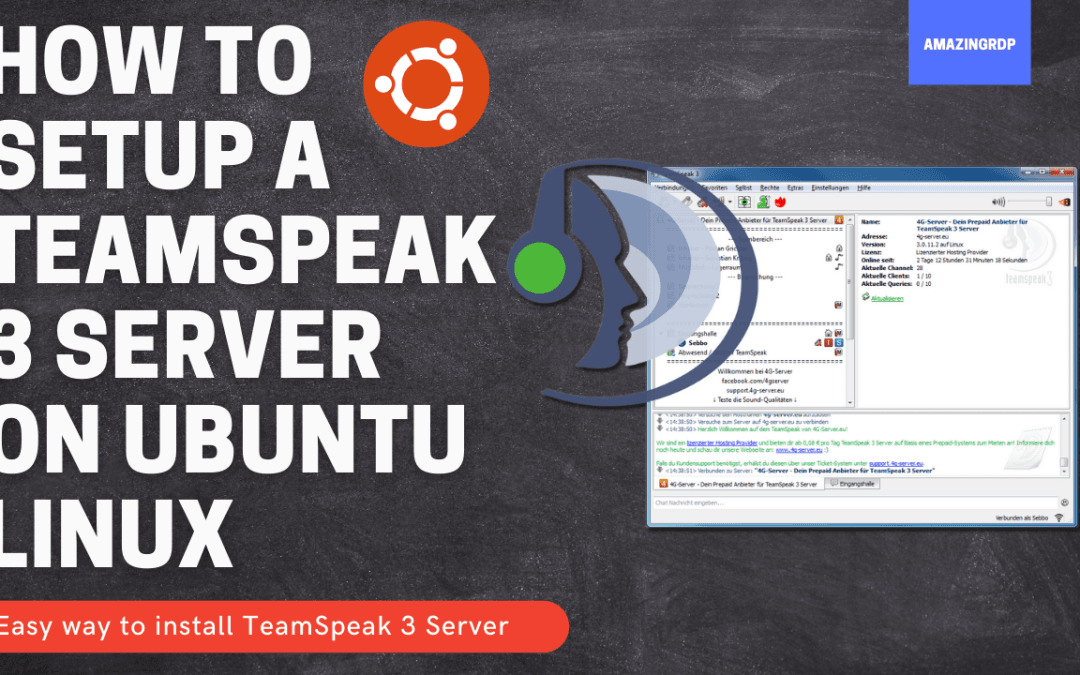 How to setup teamspeak 3 server