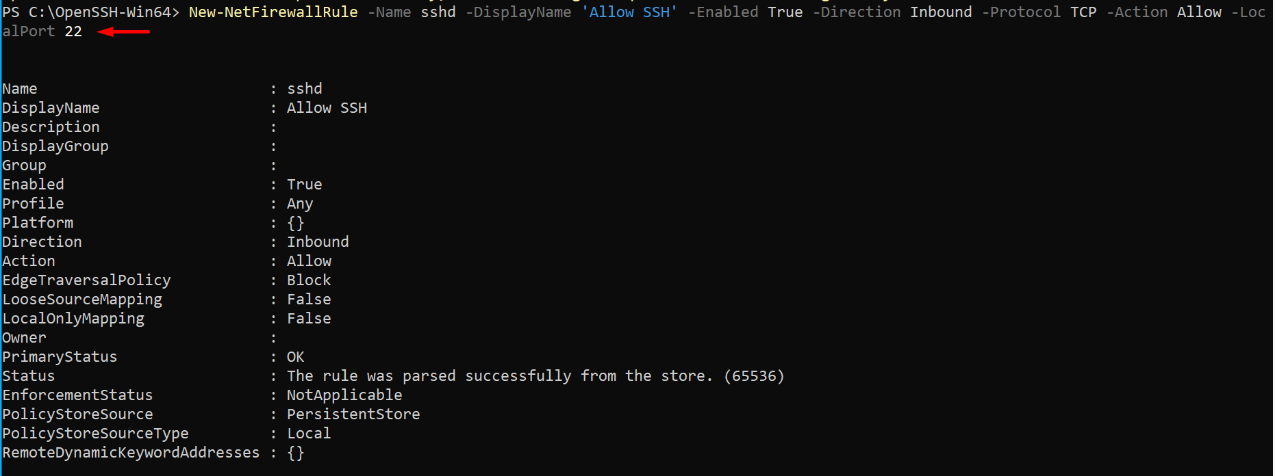 Install SSH Server on Windows VPS