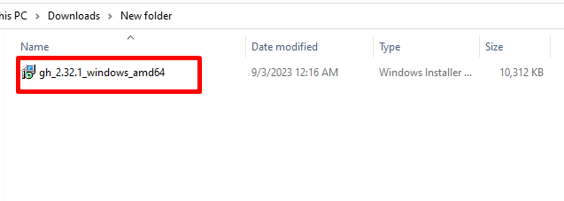 Run github installer