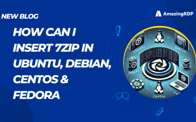 How can I insert 7Zip in Ubuntu, Debian, Centos & Fedora