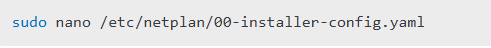 Edit the Netplan Configuration