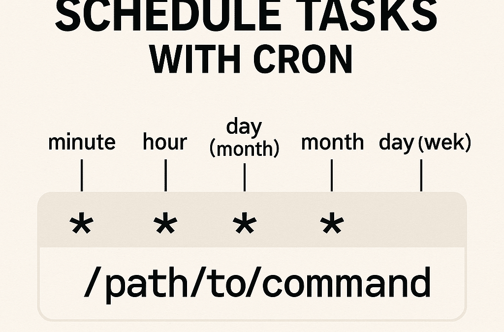 How to Schedule Tasks with Cron