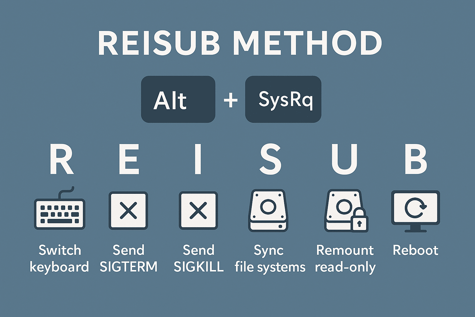 REISUB UBUNTU FREEZES