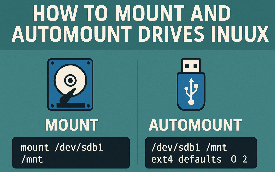 How to Mount and Automount Drives in Linux