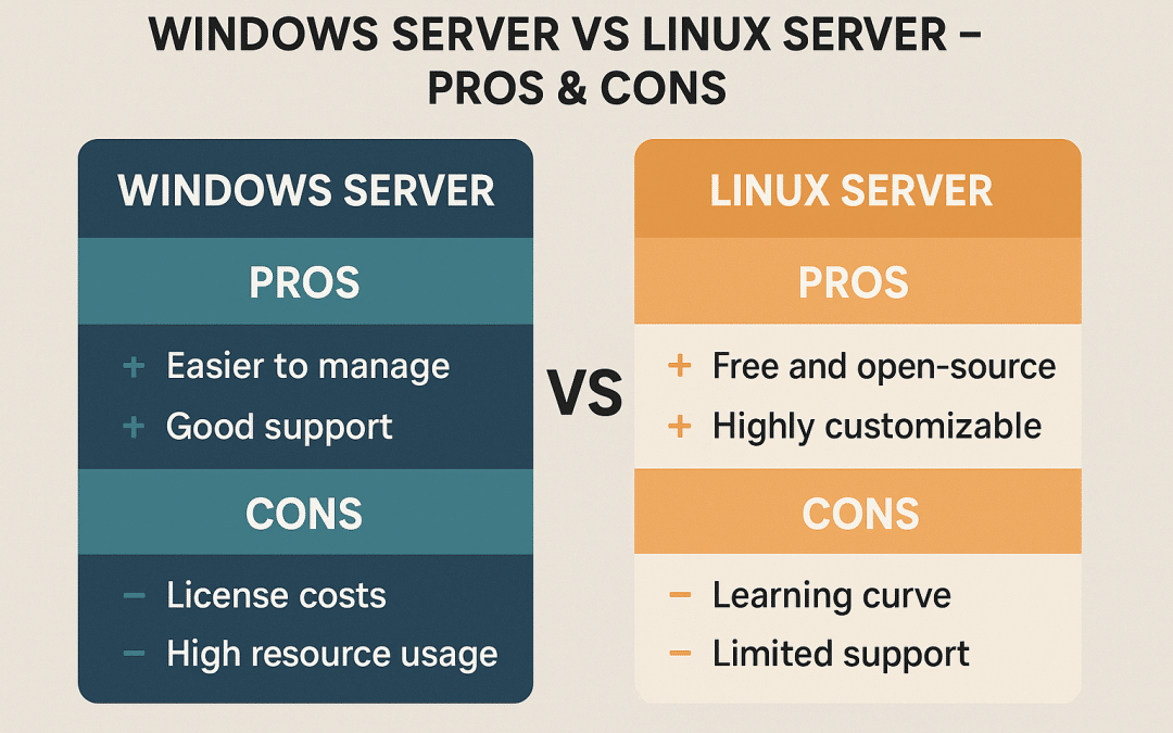 Windows Server vs Linux Server – Pros & Cons